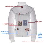 Milwaukee Leather MPL2780 Women’s Black Textile and Fleece Combo Jacket - Image 8