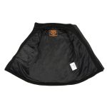 Milwaukee Leather MPL2783 Women’s Black Micro Fleece Zipper Front Jacket with Orange Stripe - Image 4