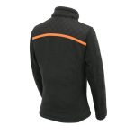 Milwaukee Leather MPL2783 Women’s Black Micro Fleece Zipper Front Jacket with Orange Stripe - Image 6