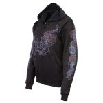 Milwaukee Leather MPLH228000 Women’s Black Hoodie Sweatshirt with Live, Love, Ride and Roses Artwork Print - Image 5