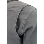 Milwaukee Leather MPM1621 Men’s Grey CE Armored Long Sleeve Motorcycle Riders Shirt w/ Reinforced w/ Aramid Fibers - Image 16