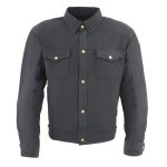 Milwaukee Leather MPM1623 Men’s Black CE Armored Long Sleeve Biker Shirt Jacket Reinforced w/ Aramid Fibers - Image 8