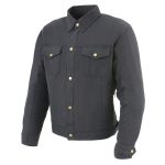 Milwaukee Leather MPM1623 Men’s Black CE Armored Long Sleeve Biker Shirt Jacket Reinforced w/ Aramid Fibers - Image 9