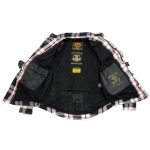 Milwaukee Leather MPM1625 Men’s Plaid Flannel Biker Shirt with CE Approved Armor – Reinforced w/ Aramid Fibers - Image 8