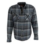 Milwaukee Leather MPM1626 Men’s Plaid Flannel Biker Shirt with CE Approved Armor – Reinforced w/ Aramid Fiber - Image 11
