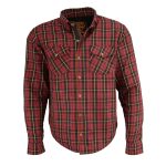 Milwaukee Leather MPM1632 Men’s Plaid Flannel Biker Shirt with CE Approved Armor – Reinforced w/ Aramid Fiber - Image 12
