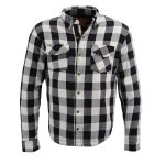 Milwaukee Leather MPM1633 Men’s Plaid Flannel Biker Shirt with CE Approved Armor – Reinforced w/ Aramid Fiber - Image 16