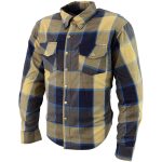 Milwaukee Leather MPM1639 Men’s Plaid Flannel Biker Shirt with CE Approved Armor – Reinforced w/ Aramid Fibers - Image 11