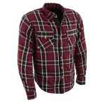 Milwaukee Leather MPM1640 Men’s Plaid Flannel Biker Shirt with CE Approved Armor – Reinforced w/ Aramid Fiber