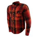Milwaukee Leather MPM1641 Men’s Plaid Flannel Biker Shirt with CE Approved Armor – Reinforced w/ Aramid Fiber - Image 14