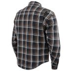 Milwaukee Leather MPM1643 Men’s Plaid Flannel Biker Shirt with CE Approved Armor – Reinforced w/ Aramid Fiber - Image 10