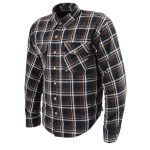 Milwaukee Leather MPM1643 Men’s Plaid Flannel Biker Shirt with CE Approved Armor – Reinforced w/ Aramid Fiber - Image 11
