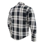 Milwaukee Leather MPM1644 Men’s Plaid Flannel Biker Shirt with CE Approved Armor – Reinforced w/ Aramid Fiber - Image 12