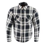 Milwaukee Leather MPM1644 Men’s Plaid Flannel Biker Shirt with CE Approved Armor – Reinforced w/ Aramid Fiber - Image 11