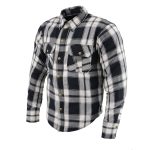 Milwaukee Leather MPM1644 Men’s Plaid Flannel Biker Shirt with CE Approved Armor – Reinforced w/ Aramid Fiber - Image 13