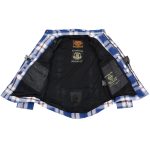Milwaukee Leather Men’s Plaid Flannel Biker Shirt with Aramid Fiber and Armor - Image 8