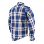Milwaukee Leather Men’s Plaid Flannel Biker Shirt with Aramid Fiber and Armor - Image 12