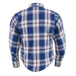 Milwaukee Leather Men’s Plaid Flannel Biker Shirt with Aramid Fiber and Armor - Image 14