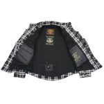 Milwaukee Leather MPM1646 Men’s Plaid Flannel Biker Shirt with CE Approved Armor – Reinforced w/ Aramid Fiber - Image 8