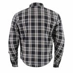 Milwaukee Leather MPM1646 Men’s Plaid Flannel Biker Shirt with CE Approved Armor – Reinforced w/ Aramid Fiber - Image 14