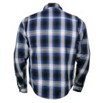 Milwaukee Leather MPM1650 Men’s Plaid Flannel Biker Shirt with CE Approved Armor – Reinforced w/ Aramid Fiber - Image 9