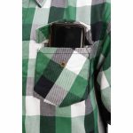 Milwaukee Leather MPM1651 Men’s Plaid Flannel Biker Shirt with CE Approved Armor – Reinforced w/ Aramid Fiber - Image 11