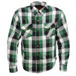 Milwaukee Leather MPM1651 Men’s Plaid Flannel Biker Shirt with CE Approved Armor – Reinforced w/ Aramid Fiber - Image 17