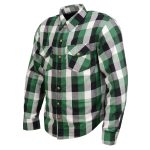 Milwaukee Leather MPM1651 Men’s Plaid Flannel Biker Shirt with CE Approved Armor – Reinforced w/ Aramid Fiber - Image 16