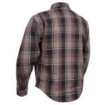Milwaukee Leather MPM1652 Men’s Plaid Flannel Biker Shirt with CE Approved Armor – Reinforced w/ Aramid Fiber - Image 9