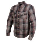 Milwaukee Leather MPM1652 Men’s Plaid Flannel Biker Shirt with CE Approved Armor – Reinforced w/ Aramid Fiber - Image 11