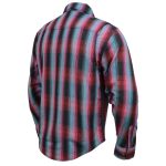 Milwaukee Leather MPM1654 Men’s Plaid Flannel Biker Shirt with CE Approved Armor – Reinforced w/ Aramid Fiber - Image 12