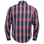 Milwaukee Leather MPM1654 Men’s Plaid Flannel Biker Shirt with CE Approved Armor – Reinforced w/ Aramid Fiber - Image 8