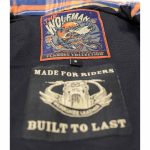 Milwaukee Leather MPM1656 Blue and Orange Flannel Biker Shirt for Men with CE Armor – Reinforced w/ Aramid Fiber - Image 10