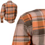 Milwaukee Leather MPM1657 Men’s Plaid Flannel Biker Shirt with CE Approved Armor – Reinforced w/ Aramid Fiber - Image 10