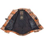 Milwaukee Leather MPM1657 Men’s Plaid Flannel Biker Shirt with CE Approved Armor – Reinforced w/ Aramid Fiber - Image 14