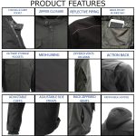 Milwaukee Leather Men’s Requiem Mesh and 1300D Nylon Motorcycle Jacket with CE Armor, Removable Hoodie – MPM17018 - Image 2