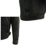 Milwaukee Leather Men’s Requiem Mesh and 1300D Nylon Motorcycle Jacket with CE Armor, Removable Hoodie – MPM17018 - Image 10