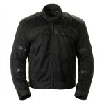 Milwaukee Leather Men’s Devious Black Textile Motorcycle Jacket w/ CE Armor – MPM17025 - Image 16