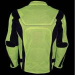 Milwaukee Leather Men’s Invasion Black/Neon Textile Motorcycle Jacket w/ CE Armor – MPM17028 - Image 6