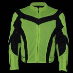 Milwaukee Leather Men’s Invasion Black/Neon Textile Motorcycle Jacket w/ CE Armor – MPM17028 - Image 5