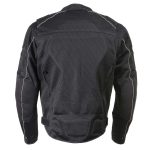 Milwaukee Leather Men’s Troubled Black Textile Motorcycle Jacket w/ CE Armor – MPM17029 - Image 12