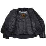 Milwaukee Leather Men’s Troubled Black Textile Motorcycle Jacket w/ CE Armor – MPM17029 - Image 9