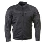 Milwaukee Leather Men’s Shadow Black Textile Motorcycle Jacket w/ CE Armor – MPM17030 - Image 10