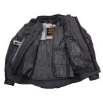 Milwaukee Leather Men’s Shadow Black Textile Motorcycle Jacket w/ CE Armor – MPM17030 - Image 7