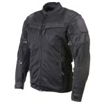 Milwaukee Leather Men’s Shadow Black Textile Motorcycle Jacket w/ CE Armor – MPM17030 - Image 12