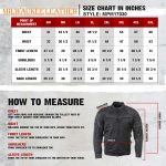 Milwaukee Leather Men’s Shadow Black Textile Motorcycle Jacket w/ CE Armor – MPM17030 - Image 3