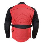 Milwaukee Leather Men’s Venture Black/Red Textile Motorcycle Jacket w/ CE Armor – MPM17031 - Image 13