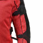Milwaukee Leather Men’s Venture Black/Red Textile Motorcycle Jacket w/ CE Armor – MPM17031 - Image 9
