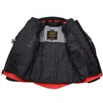 Milwaukee Leather Men’s Venture Black/Red Textile Motorcycle Jacket w/ CE Armor – MPM17031 - Image 5