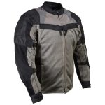 Milwaukee Leather Men’s Venture Dark Grey/Black Textile Motorcycle Jacket w/ CE Armor – MPM17032 - Image 10